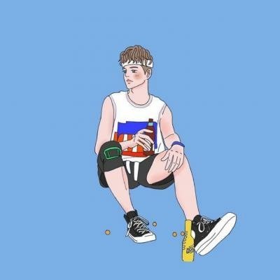 情侣头像卡通漫画两张一对图片