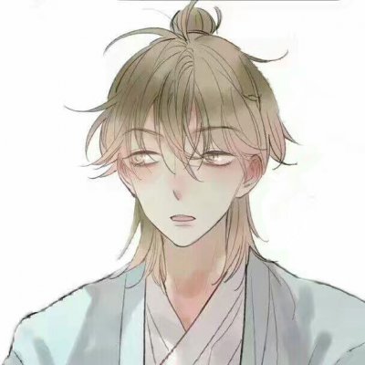 唯美古风男生头像动漫图片