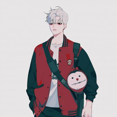 帅气高冷男头头像动漫图片