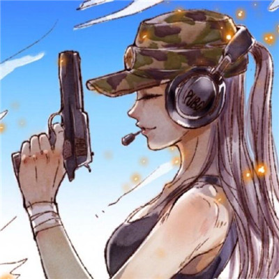 吃鸡情侣头像一左一右一男一女图片