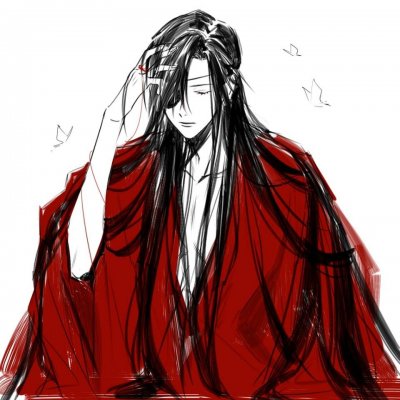 唯美古风男生头像动漫图片