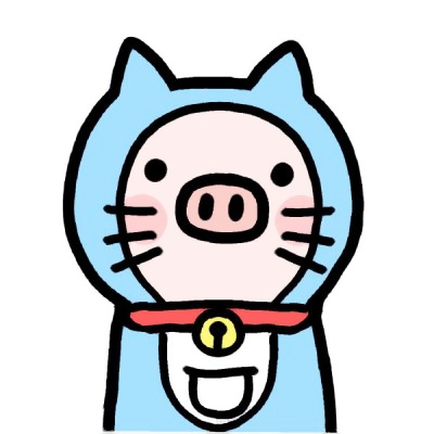 呆萌可爱小猪猪头像图片