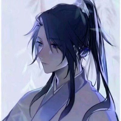 唯美古风男生头像动漫图片