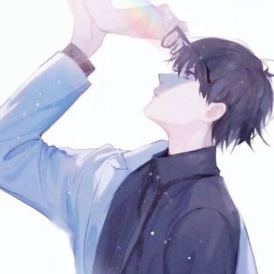 动漫单头男冷酷头像图片