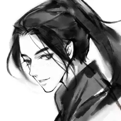 唯美古风男生头像动漫图片