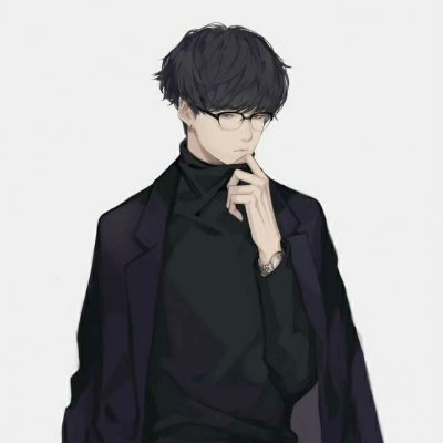 帅气高冷男头头像动漫图片